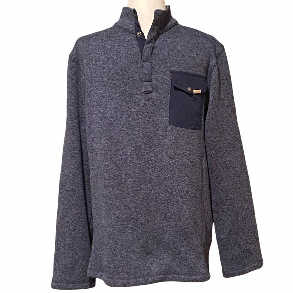 Woolrich Blue Pullover Jacket - Picture 1 of 11